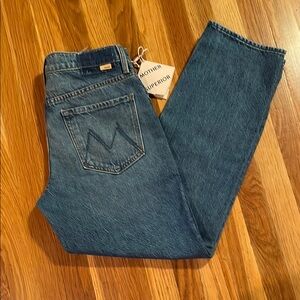 MOTHER Blue Straight Jeans Classic Style